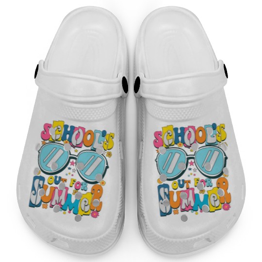 School's Out For Summer Teacher Life Clogs