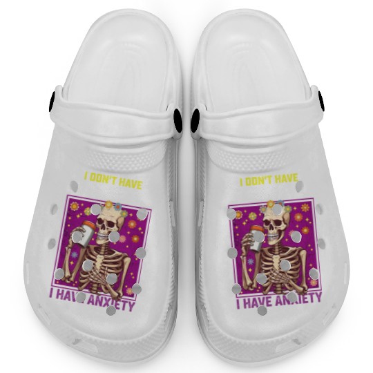 I Don't Have A Gender I Have Anxiety Non Binary Clogs