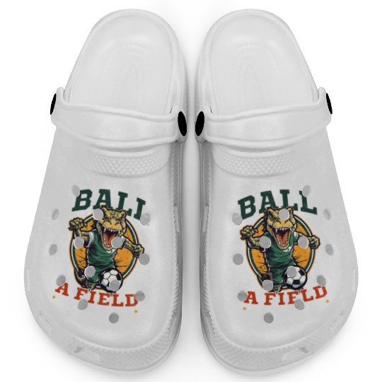 Soccer Coach Ball Field Boys To Beat Clogs