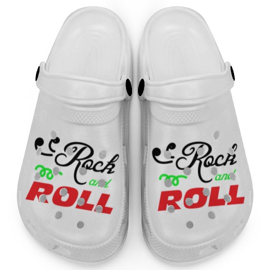 Rock and Roll design for music lovers Clogs