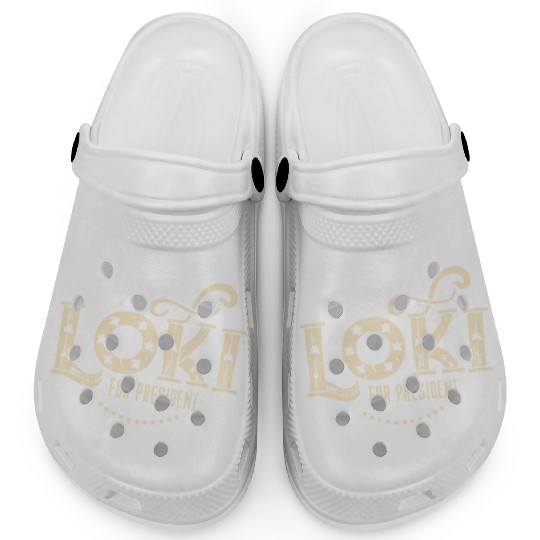 Loki For President Funny History Clogs