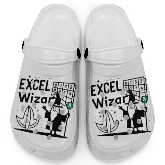 excel wizad funny accountant, bookkeeper and audit Clogs
