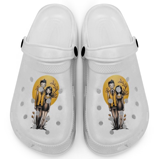 a boy and a girl Clogs