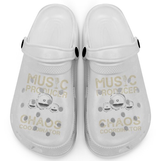 Funny Music Producer Chaos Coordinator Clogs