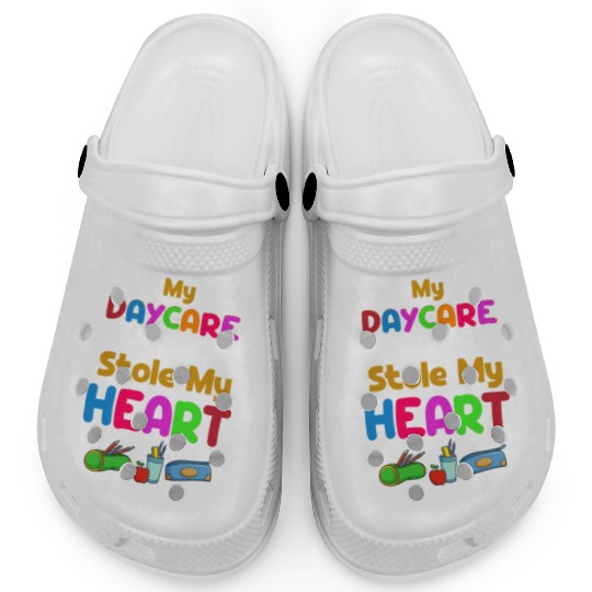 My Daycare Students Stole My Heart Teacher Clogs