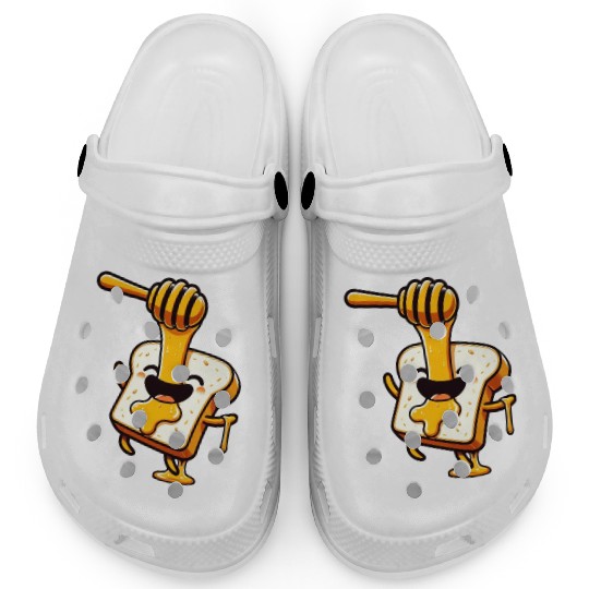 Toast with Honey Beekeeper Bee Honey Clogs