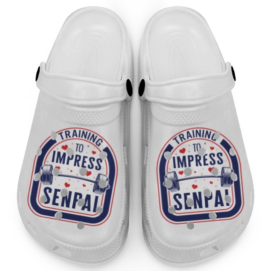 Training To Impress Senpai Gym Anime Clogs