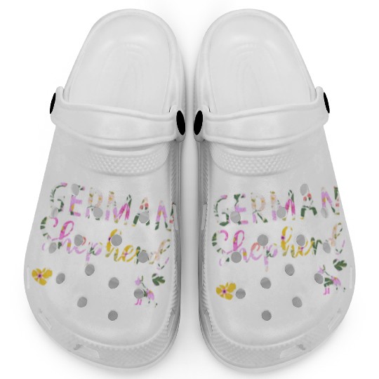 German Shepherd Mama Dog Lover for Mom Owner Clogs