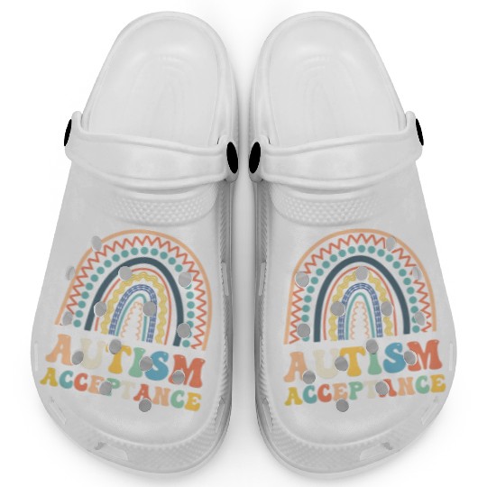 Acceptance Special Education Teacher Funny Clogs