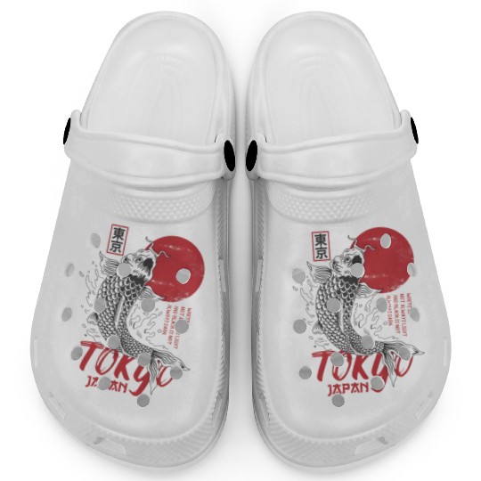 koi fish tokyo japan anime japanese Clogs