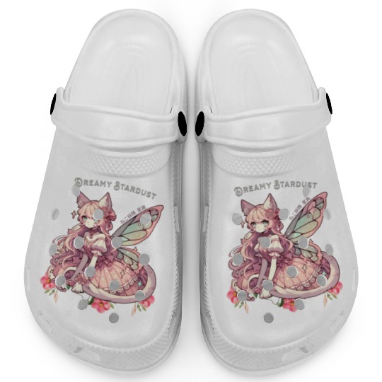 Enchanted Dreamy Stardust-A Cat Fairycore Fantasy Clogs