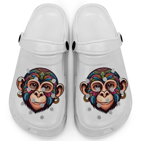 Cute Monkey Face Clogs