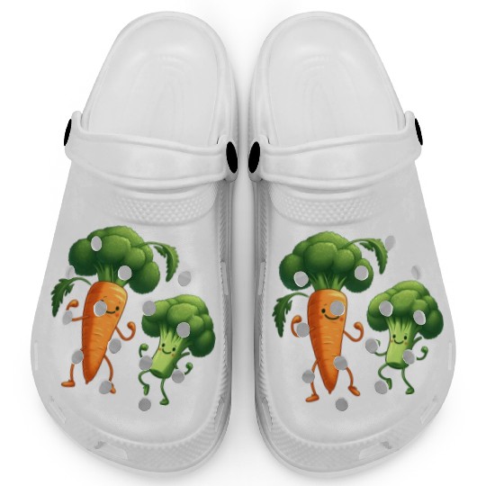 Carrot Dancing with Broccoli Clogs