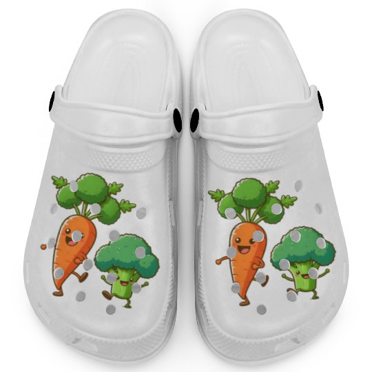 Carrot Dancing with Broccoli Clogs