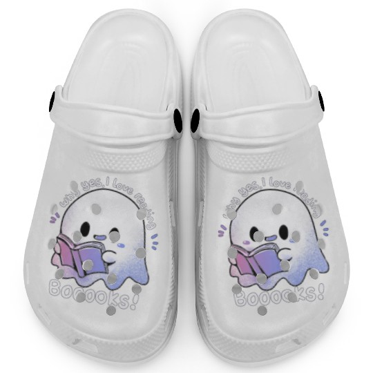 Why yes, I love reading booooks Clogs