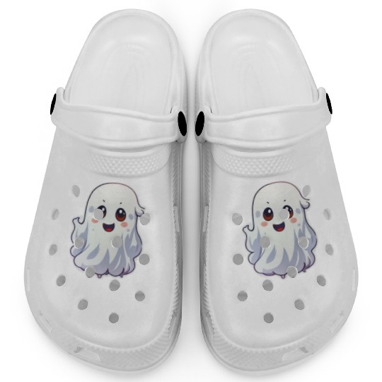 Cute Ghost Chibi Clogs