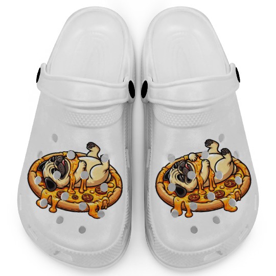 Pug & Pizza: A Cheese Celebration for Lovers Clogs