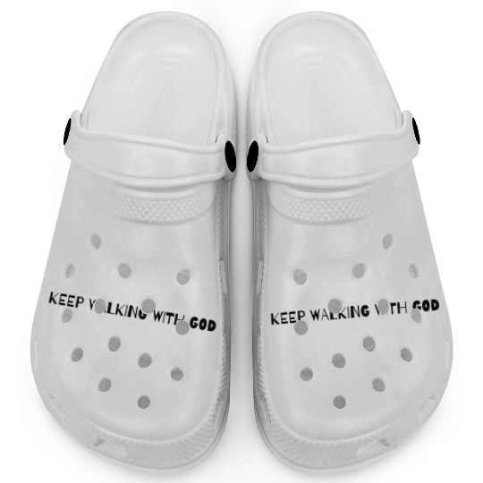 Keep Walking with God Clogs