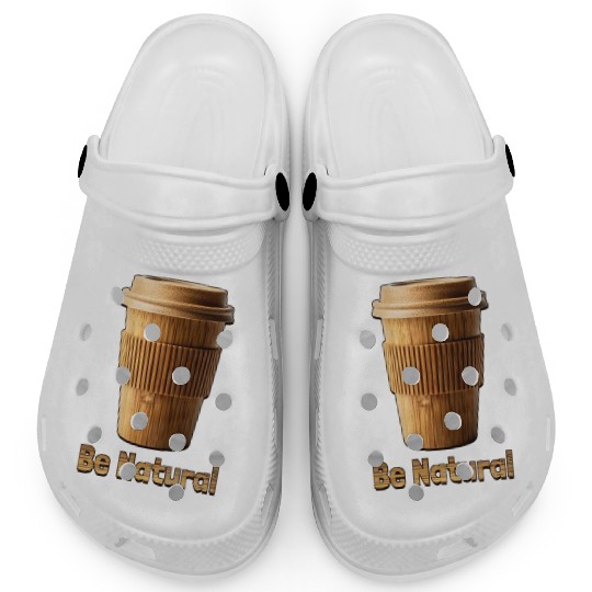 Be Natural, Bamboo Coffe Cup Clogs