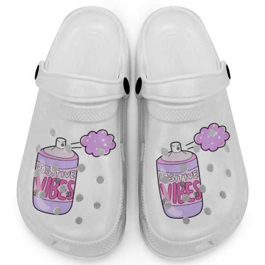 stay positive,stay cool Clogs