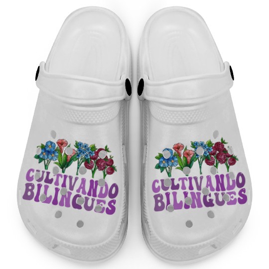 Cultivando Bilingües Spanish Teacher Clogs
