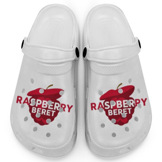Cute Raspberry Beret Clogs