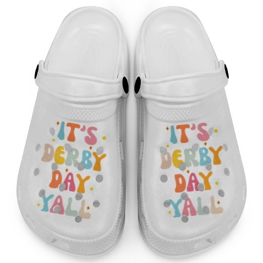 Horse Racing It's Derby Day Yall KY Derby Horse Clogs