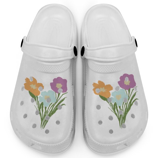 Pretty Sweet Flowers Clogs