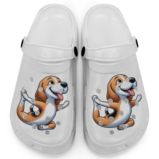 Beagle Yoga Fitness Meditation Clogs