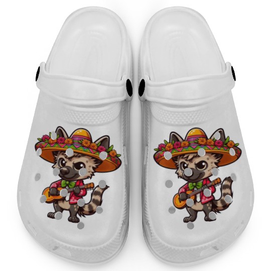 Cinco de Mayo Hyena Mariachi Guitar Clogs