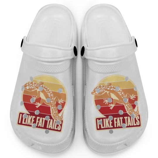 I Like Fat Tails Crested Lizard Gekkota Leopard Clogs