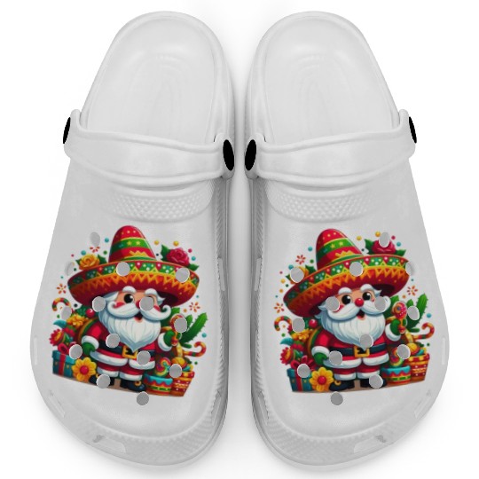 Cinco de Mayo Santa Claus Clogs