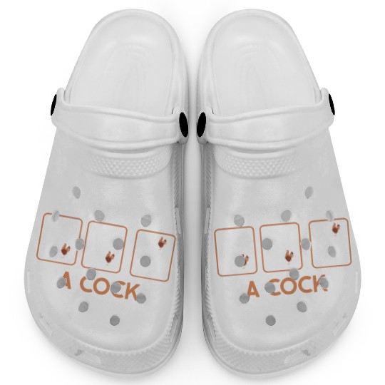 Funny How To Hold A Cock Chicken Farmer Clogs
