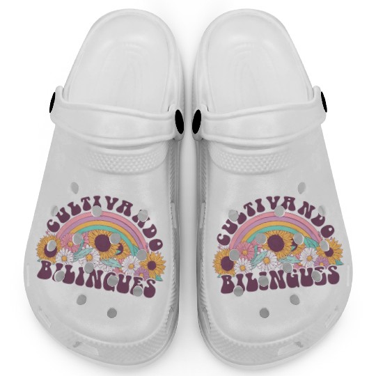 Cultivando Bilingües Spanish Teacher Clogs