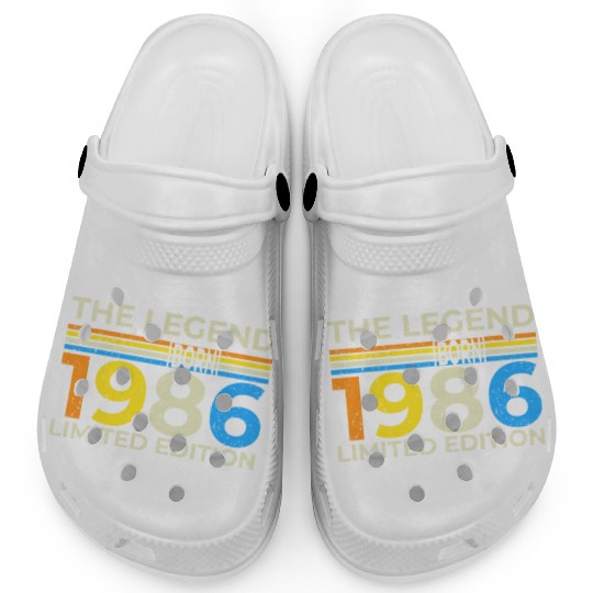 The Legend 1986 Logo Design Limited Edition Clogs