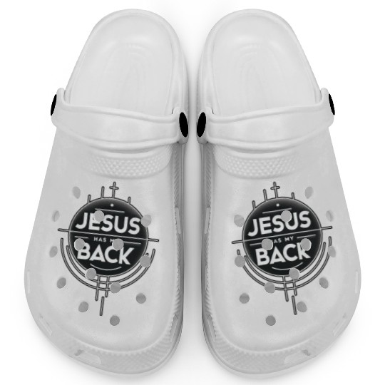 Jesus Has My Back 19 Clogs