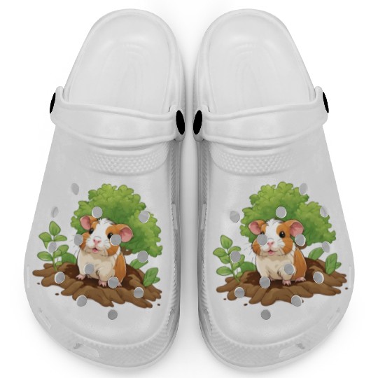 Earth Day Guinea Pig: Vibrant Eco-Friendly Design Clogs