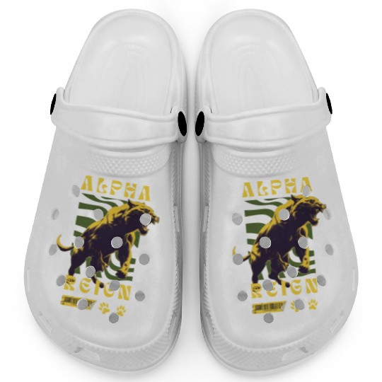 Unleash The Inner Alpha: Fierce Animal Print Clogs