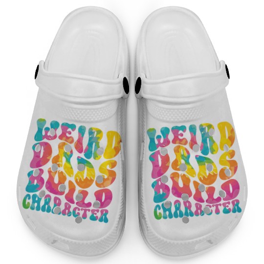Weird Dads Build Character Funny Dad Clogs