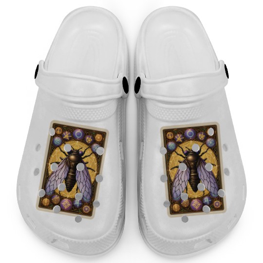 CICADA INVASION 2024 TAROT CARD, CICADAGEDDON 2024 Clogs