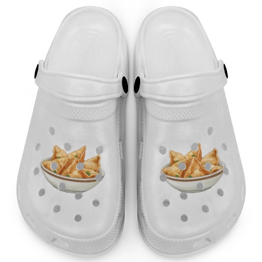 If Crab Rangoon Thinks about Me Too Funny Clogs