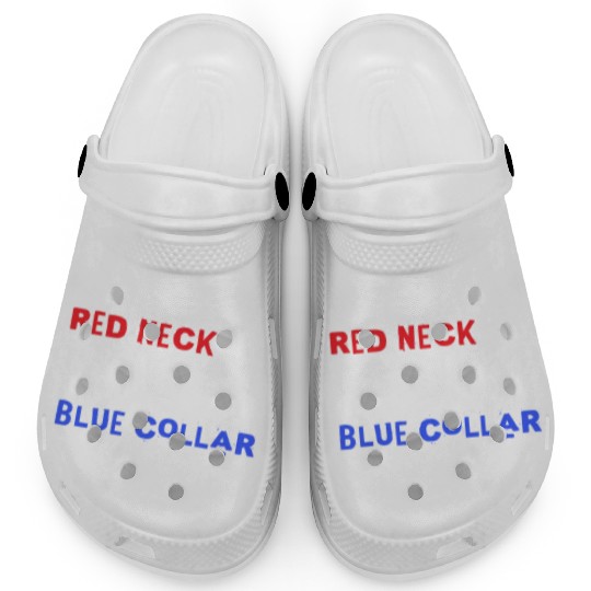 Red White Blue Clogs