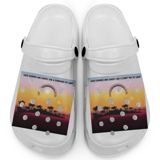 Sunrise and Sunset designs for Life Clogs