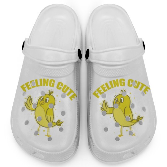 Feeling Cute Canary Bird Clogs