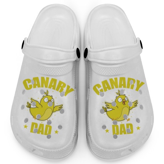 Canary Bird Dad Clogs