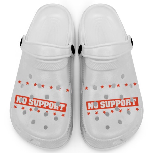 No Ticket No Support Work Job IT Admin Clogs