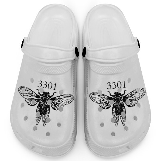 Cicada Insect Bug Black Entomology Entomologist Clogs