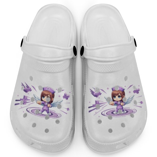Chibi Nurse Angel Clogs