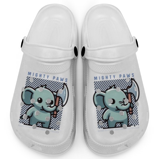Born To Fight Elephant Clogs