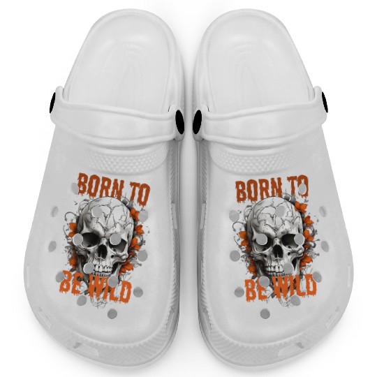 skull born to be wild Clogs